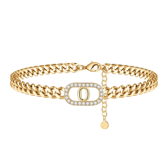 Gold Initial Ankle Bracelets for Women Gold Anklets for Women Cuban Link Anklets for Women Handmade Gold Ankle Bracelets for Women